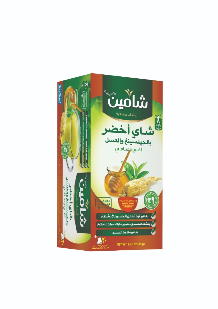 Chamain Green Tea with Ginseng and Honey 20 TB